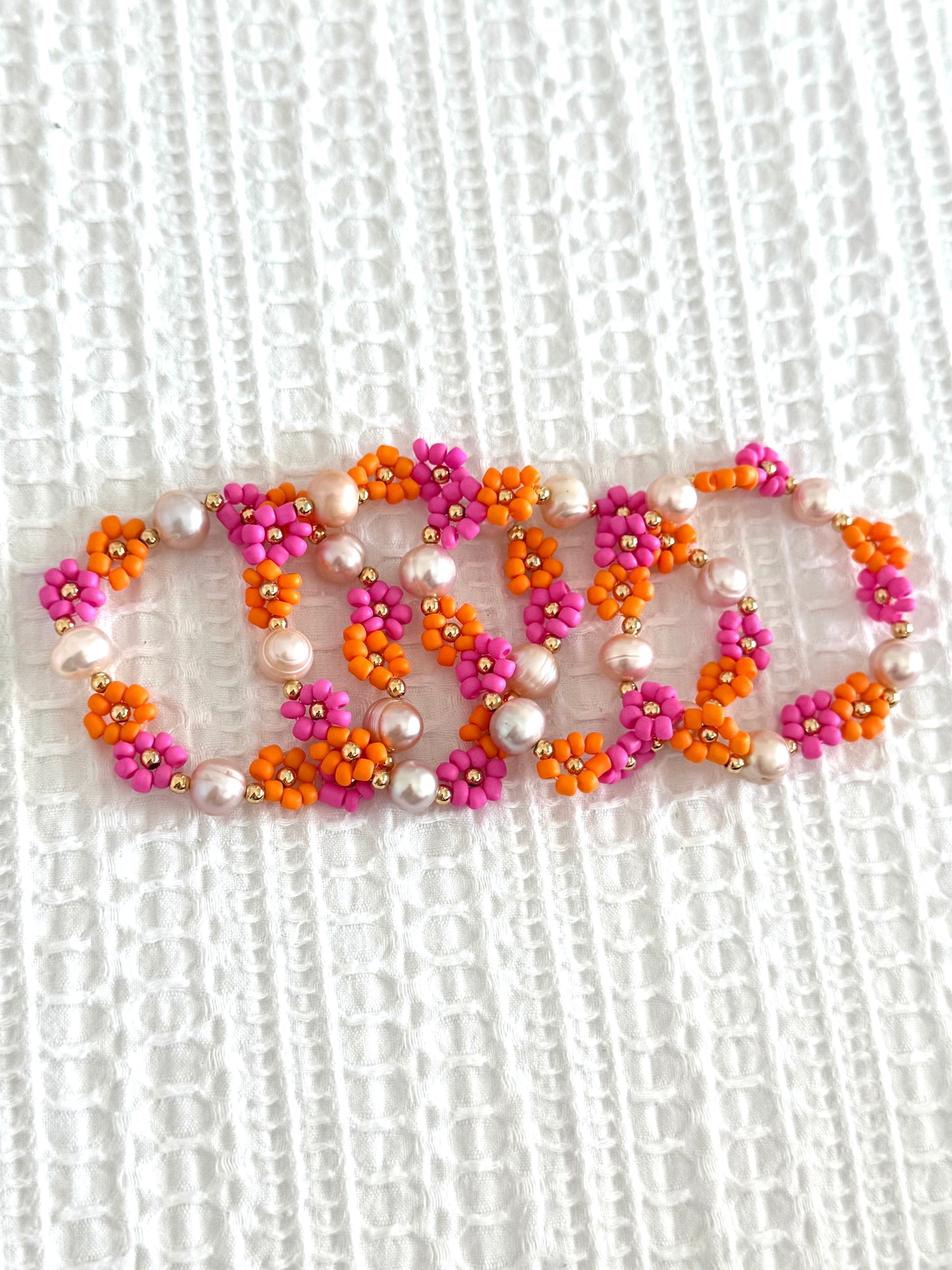 Summer Sunset Beaded Bracelet