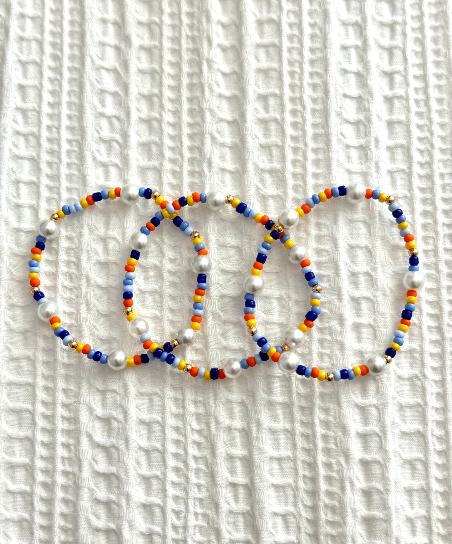 Fall Sunsets Beaded Bracelet